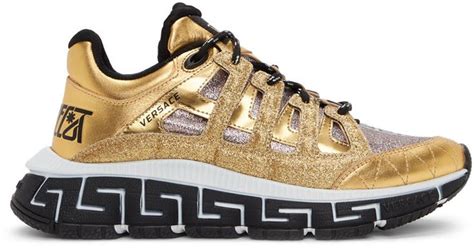 versace trainers black and gold|versace trainers uk.